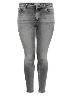 CARWILLY Mittlere Taille Skinny Fit Knöchellang Jeans