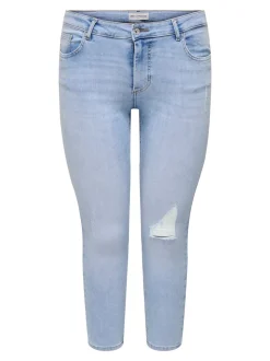 CARWILLY Mittlere Taille Skinny Fit Knöchellang Jeans