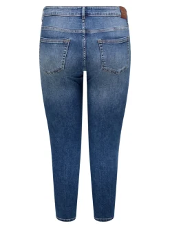CARWILLY Mittlere Taille Skinny Fit Knöchellang Jeans