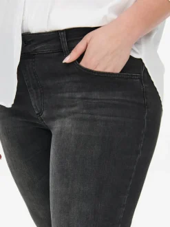 CARWILLY Mittlere Taille Skinny Fit Knöchellang Jeans