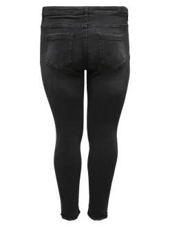 CARWILLY Mittlere Taille Skinny Fit Knöchellang Jeans