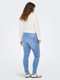CARWILLY Mittlere Taille Skinny Fit Knöchellang Jeans