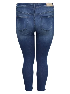 CARWILLY Mittlere Taille Skinny Fit Knöchellang Jeans