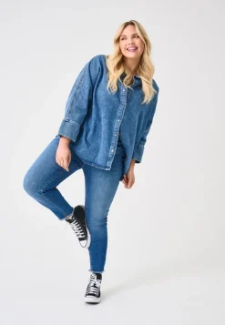 CARWILLY Skinny Fit Knöchellang Jeans