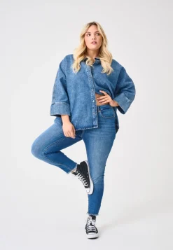 CARWILLY Skinny Fit Knöchellang Jeans