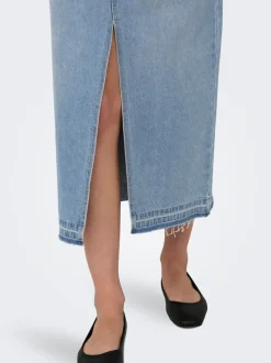 JDYBELLA Denim Jeansrock Midirock