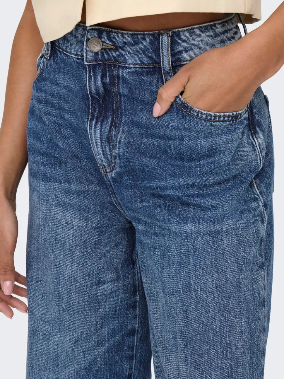 JDYCARINA Hohe Taille Skinny Fit Jeans