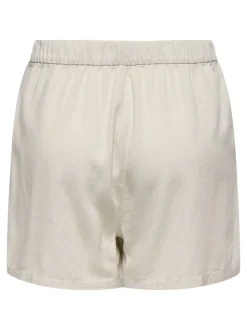 JDYCAYA Hohe Taille Normal geschnitten Leinen Shorts