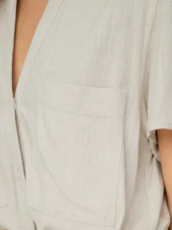 JDYCAYA Leinen Kurzes Kleid
