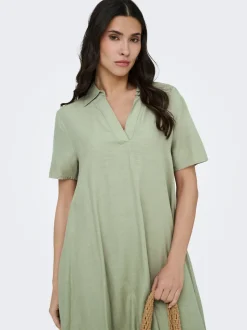 JDYCAYA Leinen Kurzes Kleid