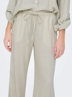 JDYCAYA Weiter Beinschnitt Leinen Hose