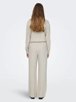 JDYCAYA Weiter Beinschnitt Leinen Hose