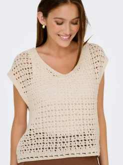 JDYELLIS Gestricktes Oberteil