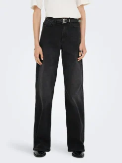 JDYFELINA-FINA Hohe Taille Weiter Beinschnitt Jeans