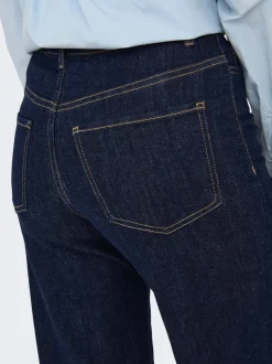 JDYFELINA-FINA Hohe Taille Weiter Beinschnitt Jeans