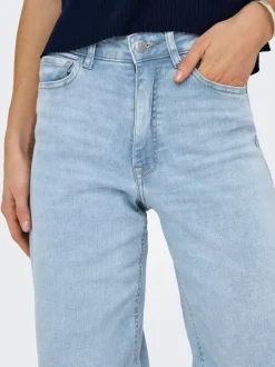 JDYFELINA-FINA Hohe Taille Weiter Beinschnitt Jeans