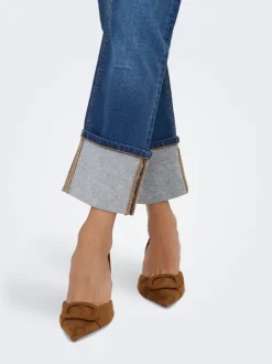 JDYFINA Mittlere Taille Gerade geschnitten Jeans