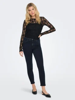 JDYFINA Mittlere Taille Skinny Fit Knöchellang Jeans