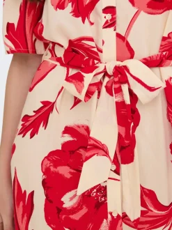 JDYFLORA Midikleid