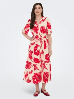 JDYFLORA Midikleid