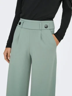 JDYGEGGO Weiter Beinschnitt Hose mit weitem Beinschnitt