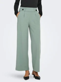 JDYGEGGO Weiter Beinschnitt Hose mit weitem Beinschnitt
