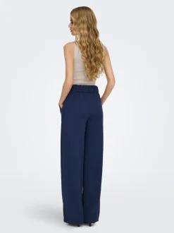 JDYGEGGO Weiter Beinschnitt Hose mit weitem Beinschnitt