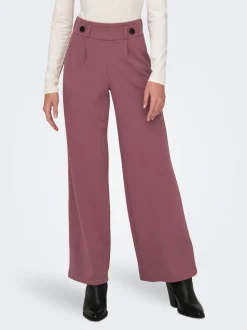 JDYGEGGO Weiter Beinschnitt Hose mit weitem Beinschnitt