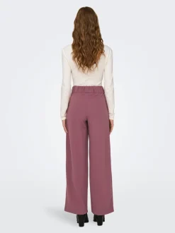 JDYGEGGO Weiter Beinschnitt Hose mit weitem Beinschnitt