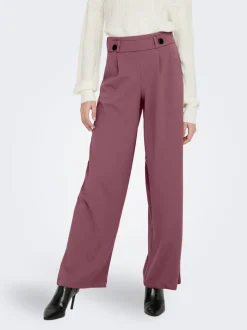 JDYGEGGO Weiter Beinschnitt Hose mit weitem Beinschnitt