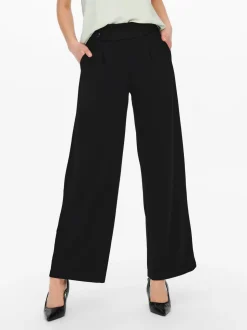 JDYGEGGO Weiter Beinschnitt Hose mit weitem Beinschnitt