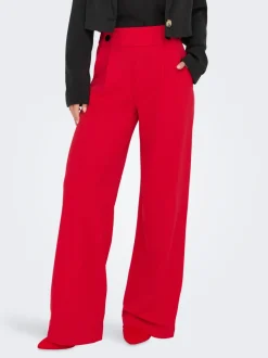 JDYGEGGO Weiter Beinschnitt Hose mit weitem Beinschnitt