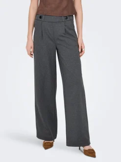JDYGEGGO Weiter Beinschnitt Hose mit weitem Beinschnitt