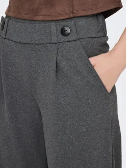 JDYGEGGO Weiter Beinschnitt Hose mit weitem Beinschnitt