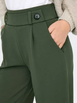 JDYGEGGO Weiter Beinschnitt Hose mit weitem Beinschnitt