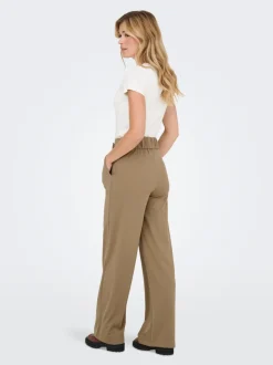 JDYGEGGO Weiter Beinschnitt Hose mit weitem Beinschnitt