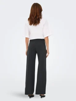 JDYGEGGO Weiter Beinschnitt Hose mit weitem Beinschnitt