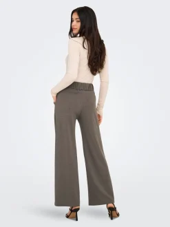 JDYGEGGO Weiter Beinschnitt Hose mit weitem Beinschnitt