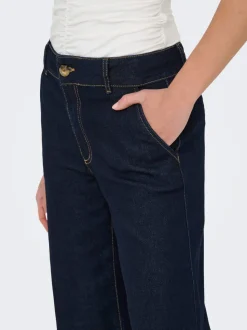 JDYGEGS Hohe Taille Weiter Beinschnitt Jeans