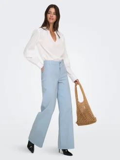 JDYIRIS Normal geschnitten Hose mit weitem Beinschnitt