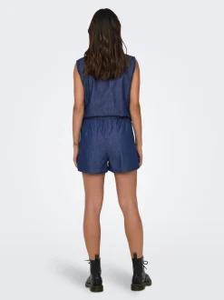 JDYKAI Hohe Taille Normal geschnitten Jeans-Shorts