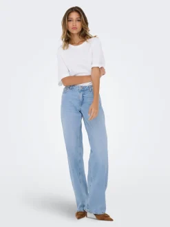 JDYKATIE Niedrige Taille Gerade geschnitten Jeans