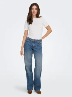 JDYKATIE Niedrige Taille Gerade geschnitten Jeans