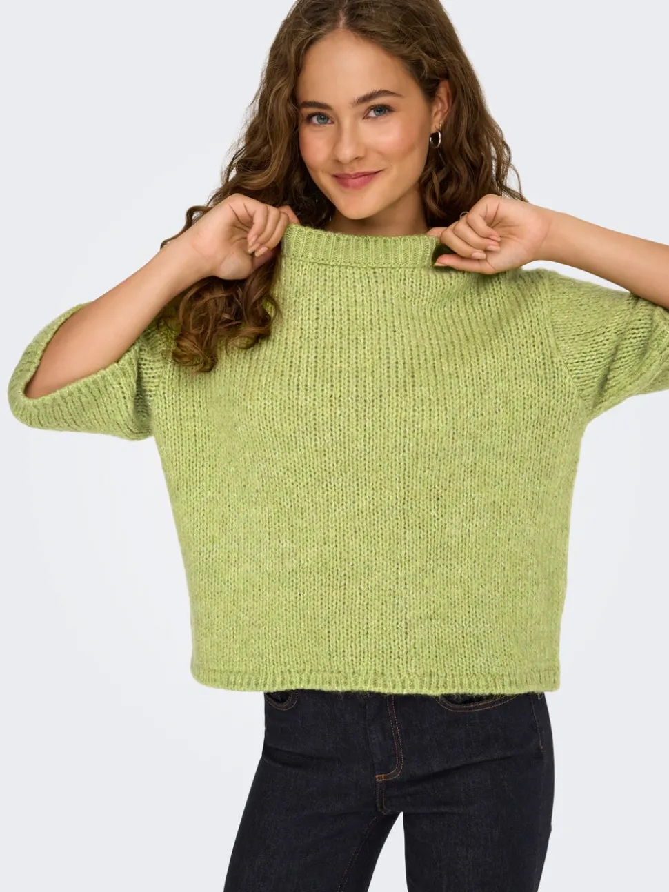 JDYLINEA Gestricktes T-Shirt