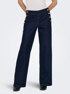 JDYLIZZIE Mittlere Taille Weiter Beinschnitt Jeans