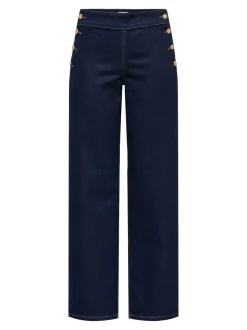 JDYLIZZIE Mittlere Taille Weiter Beinschnitt Jeans