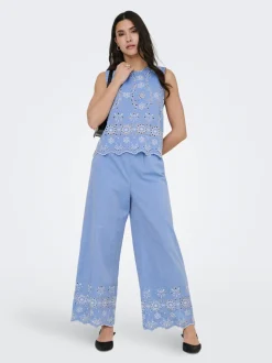 JDYMARINA Weiter Beinschnitt Hose mit weitem Beinschnitt