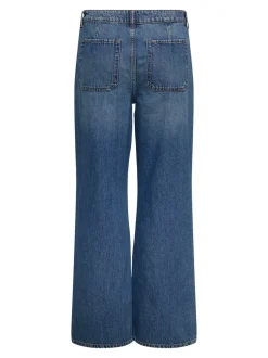 JDYMAYA Hohe Taille Weiter Beinschnitt Jeans