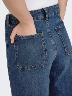 JDYMAYA Hohe Taille Weiter Beinschnitt Jeans