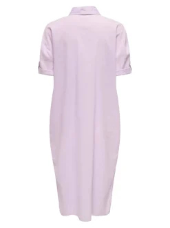 JDYMILA Leinen Midikleid
